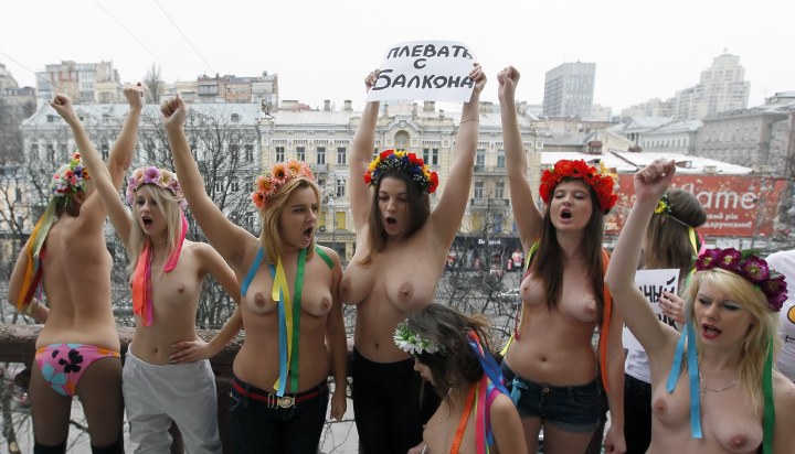 Украинские девушки Фемен
